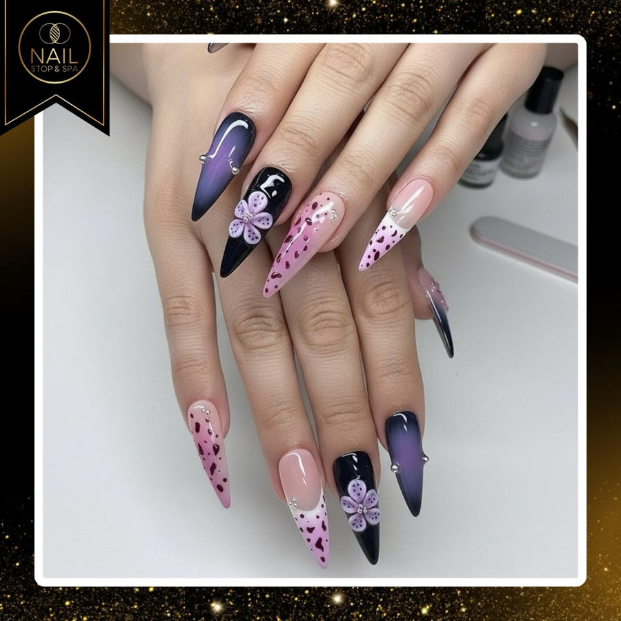 Nail design by Nail Stop & Spa